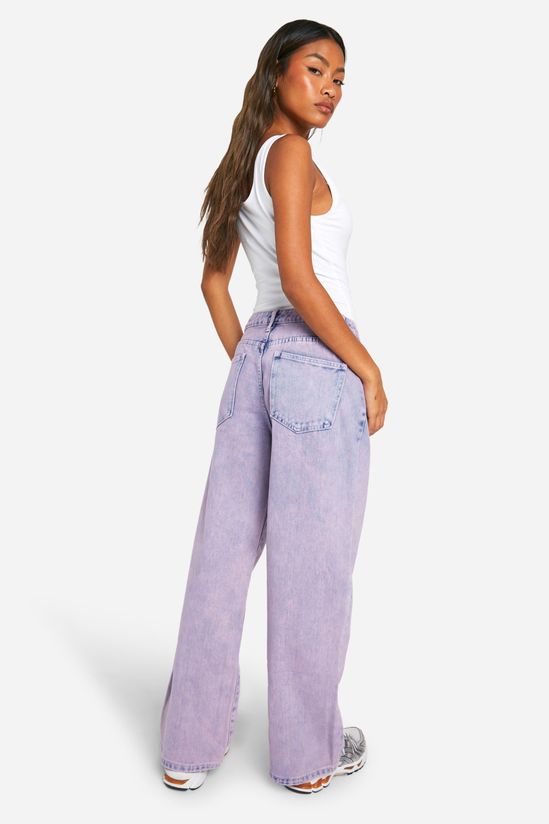 Pink Wash Straight Leg Jeans