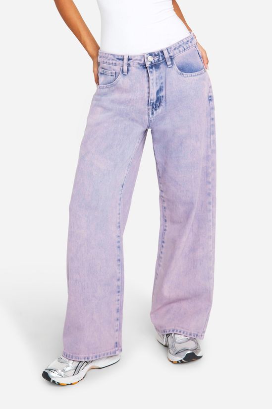 Pink Wash Straight Leg Jeans
