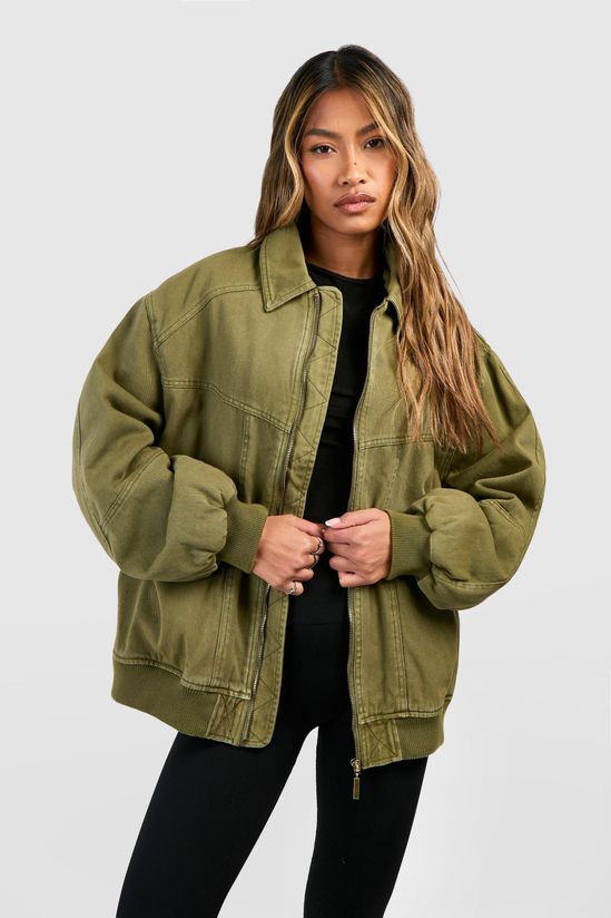 Oversized Bomber Jacket