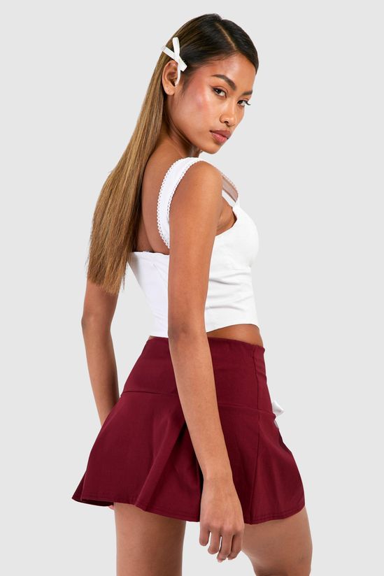 Ribbon Bow Micro Mini Skirt