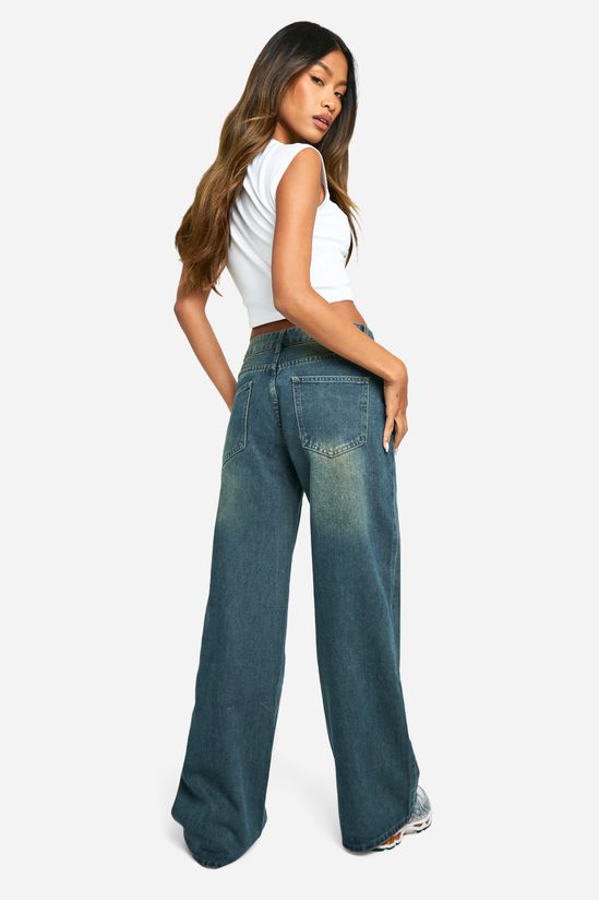 Low Rise Vintage Tint Baggy Boyfriend Jeans