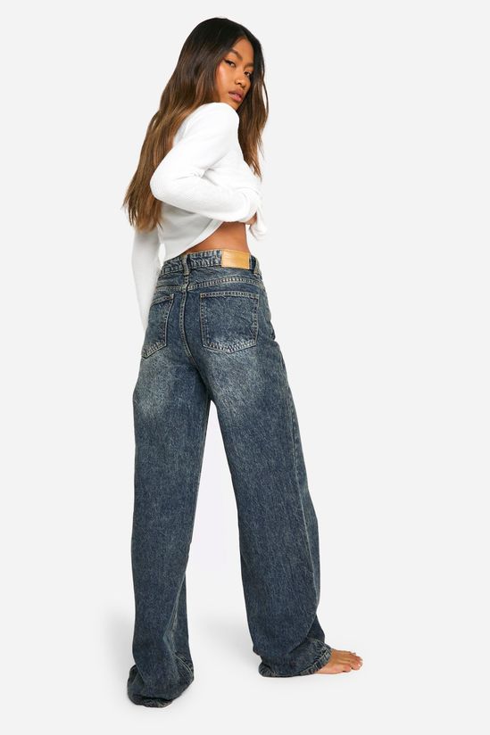 32 Inch Leg High Waisted Super Wide Leg Jeans