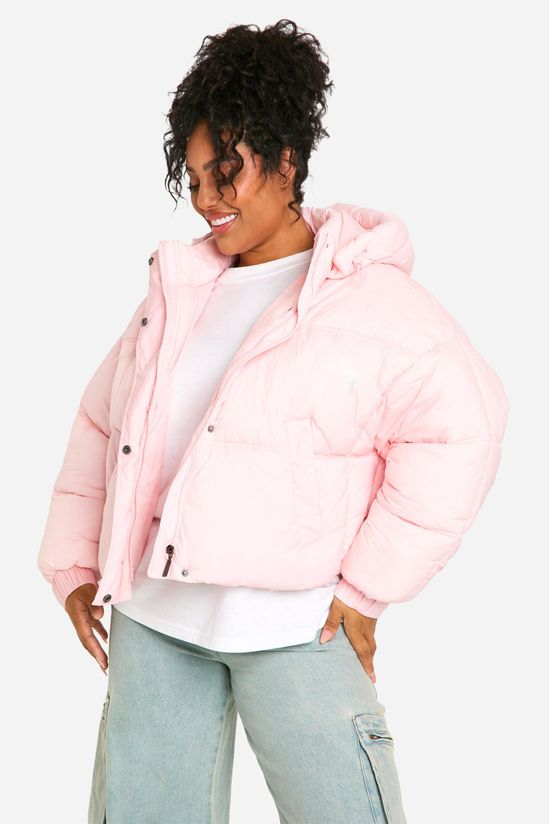 Plus Hooded Puffer Jacket