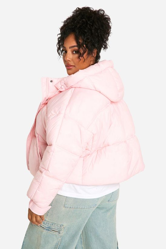 Plus Hooded Puffer Jacket