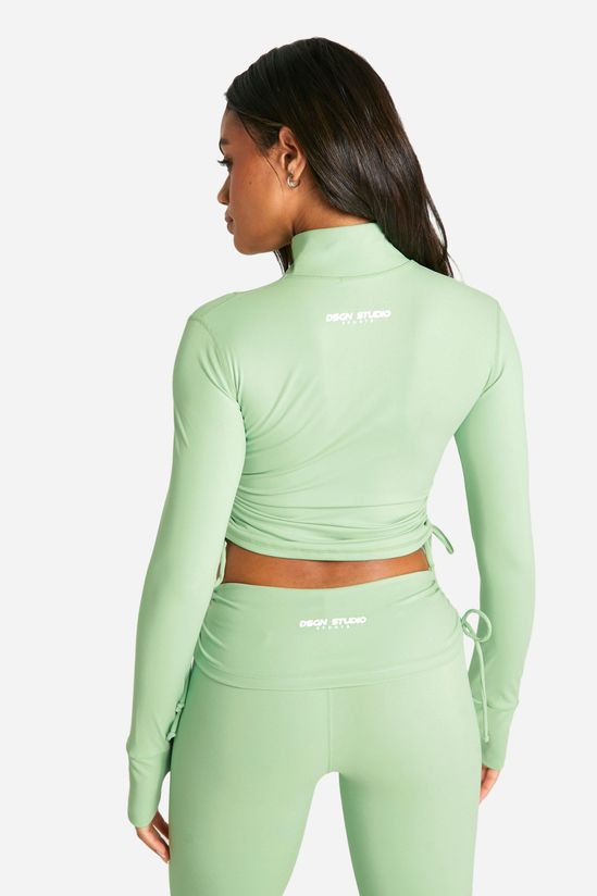 Supersoft Sculpt Ruched Side Sports Jacket