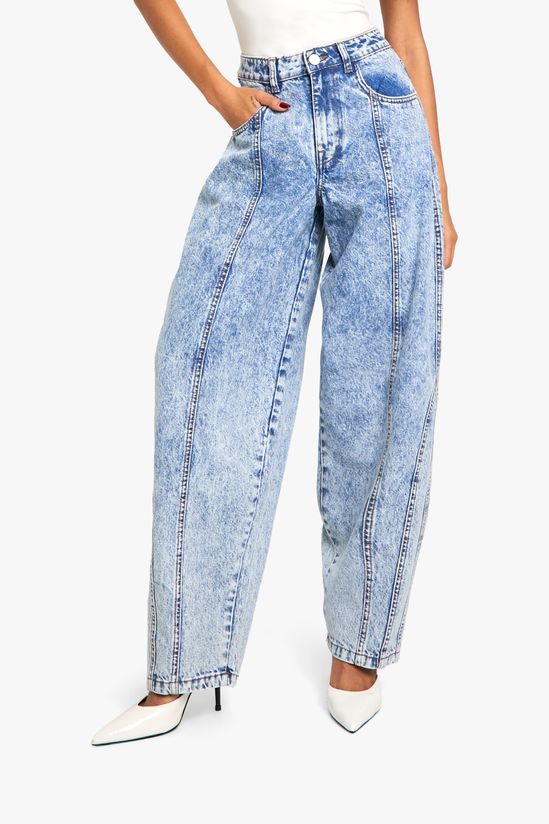 Seam Detail Slouchy Boyfriend Jean