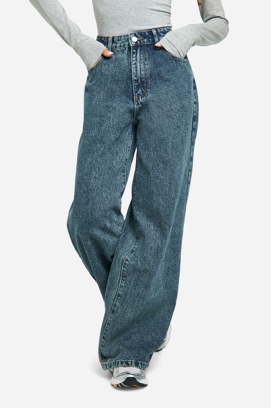 High Waisted Super Wide Leg Jeans