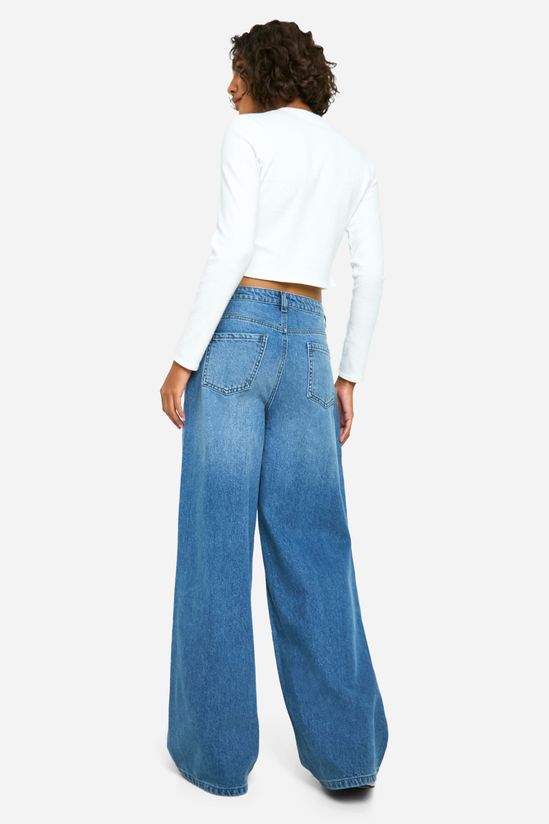 The Tall Mid Rise Wide Leg Jean