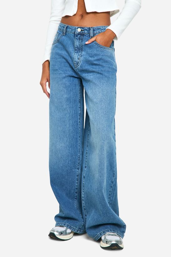 The Tall Mid Rise Wide Leg Jean