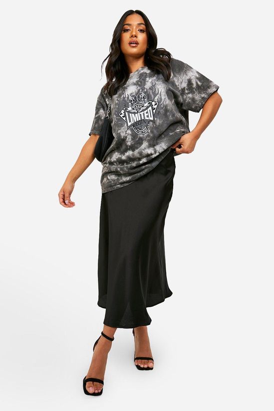 Petite Satin Midaxi Skirt