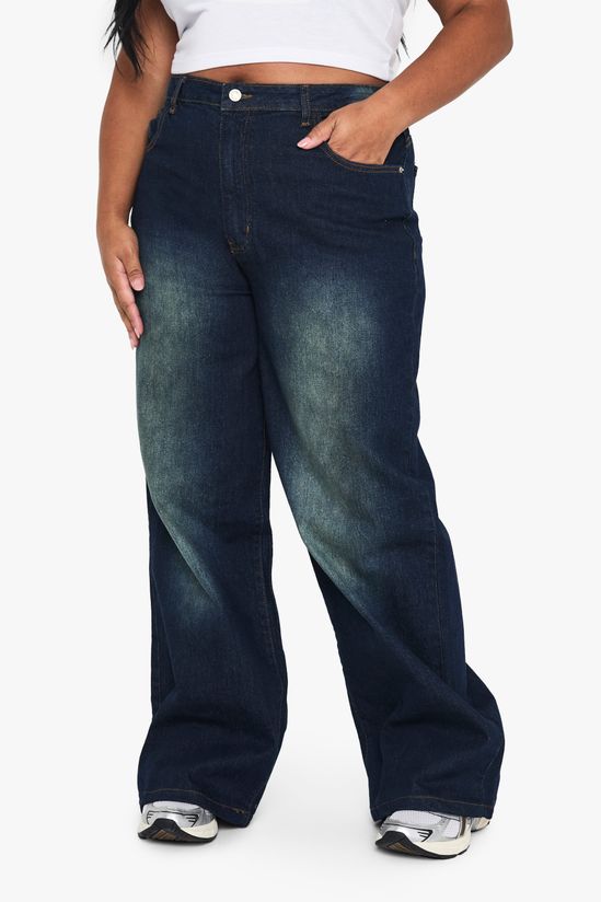 The Plus Wide Leg Jean
