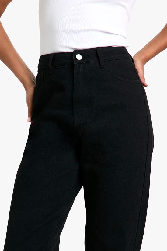 Tall Basic Black Straight Leg Jeans
