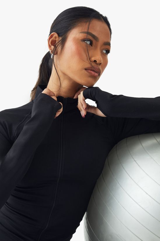 Premium Sculpt Seamless Zip Through Sports Jacket