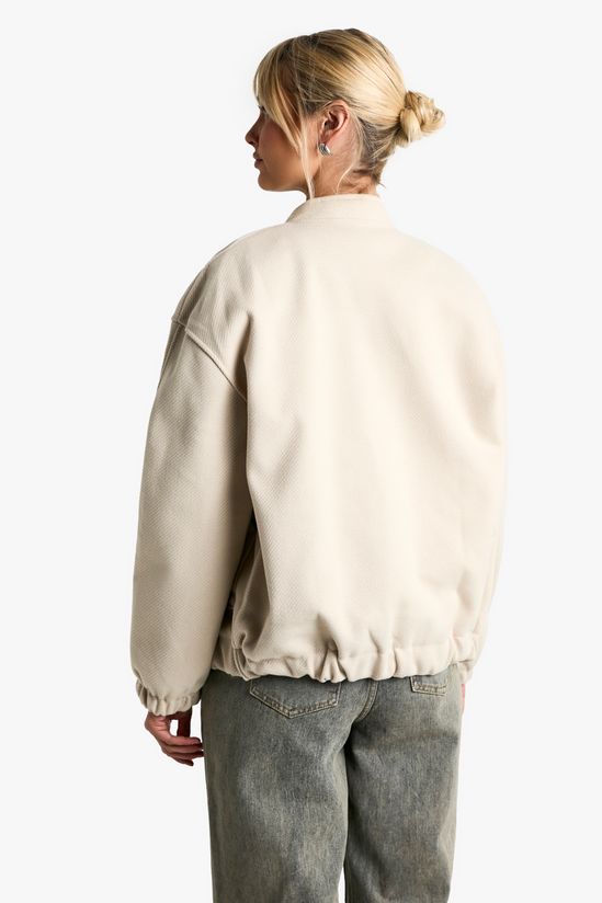 Wool Look Bomber Jacket