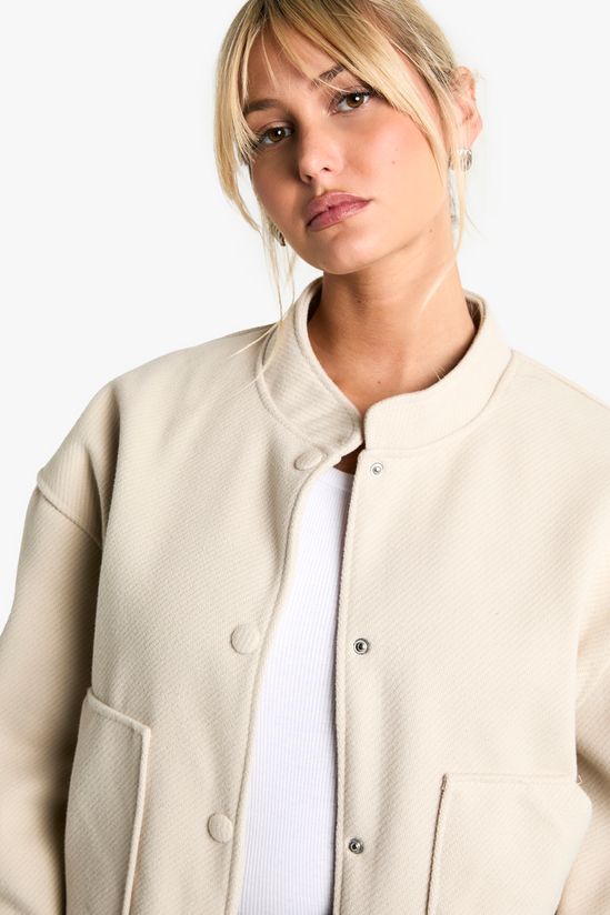 Wool Look Bomber Jacket