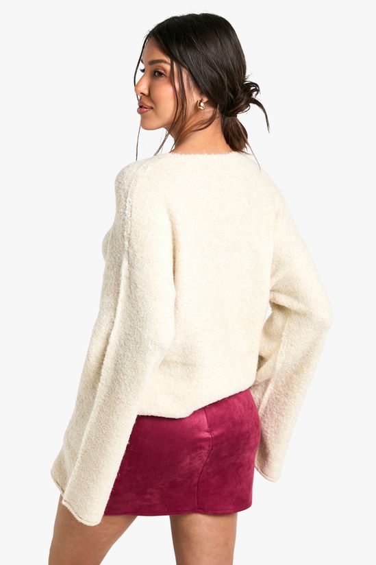 Suede Look Mini Skirt