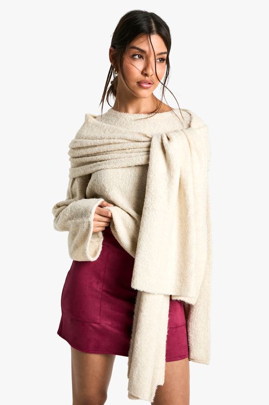 Suede Look Mini Skirt