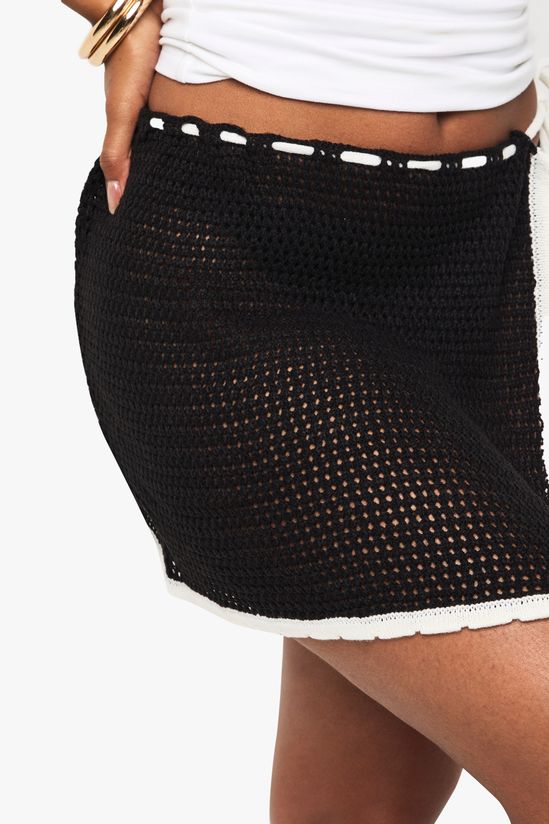 Crochet Blanket Stitch Tie Side Skirt