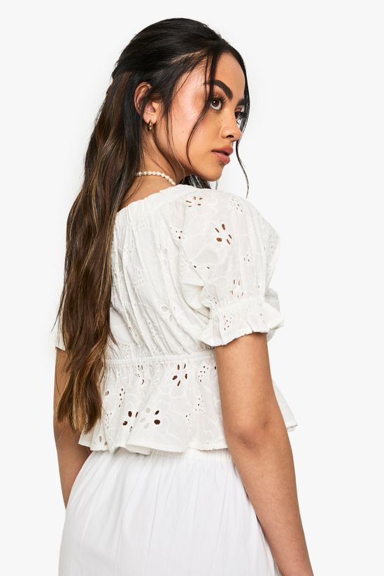 Broderie Smock Top