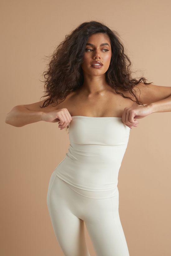 Super Soft Peached Sculpt Padded Bandeau Top