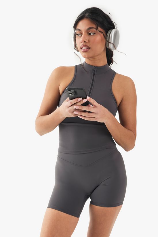 Soft Peached Sculpt Wrap Waist Cycling Short