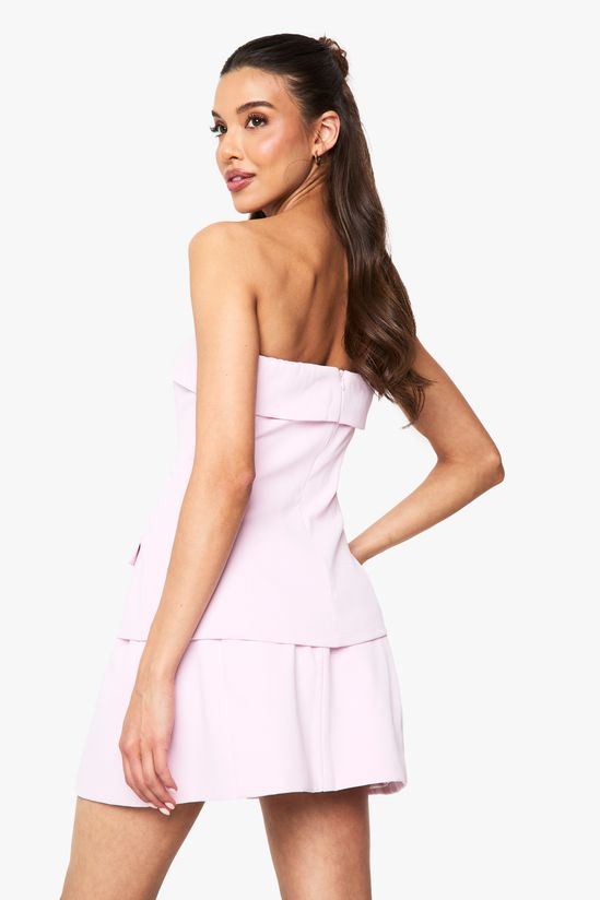 Fold Over Pocket Detail Tailored Top