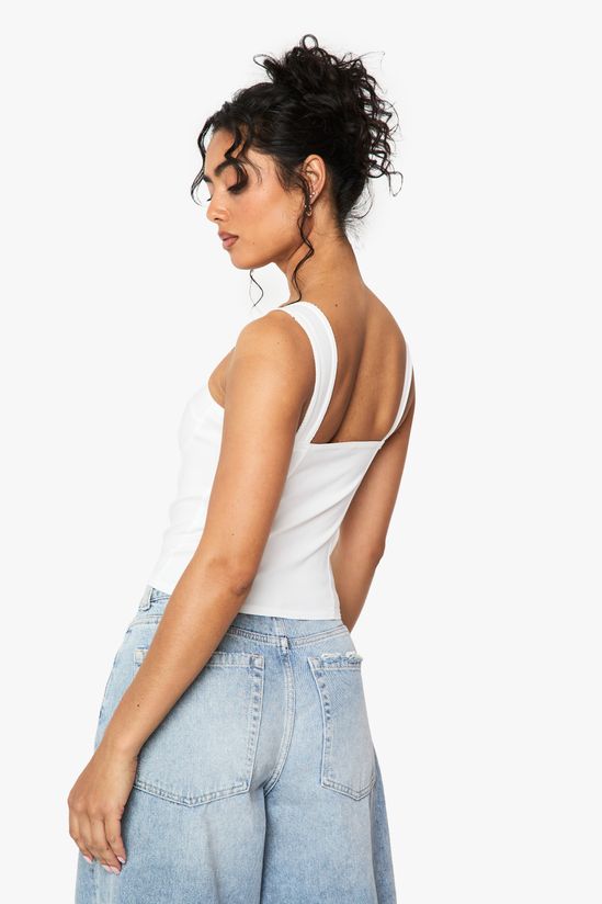 Bengaline Cup Detail Corset Top