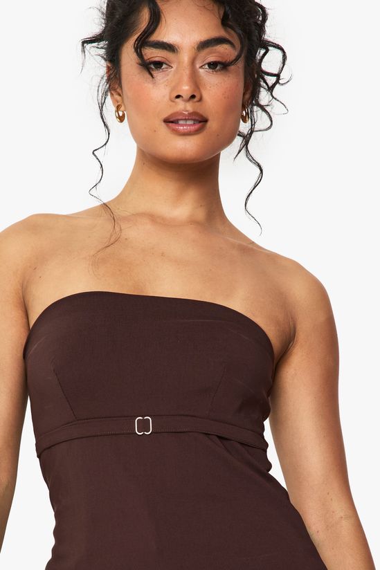 Bengaline Buckle Detail Bandeau Top