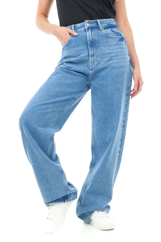 Classic High-Rise Straight Leg Denim Jeans