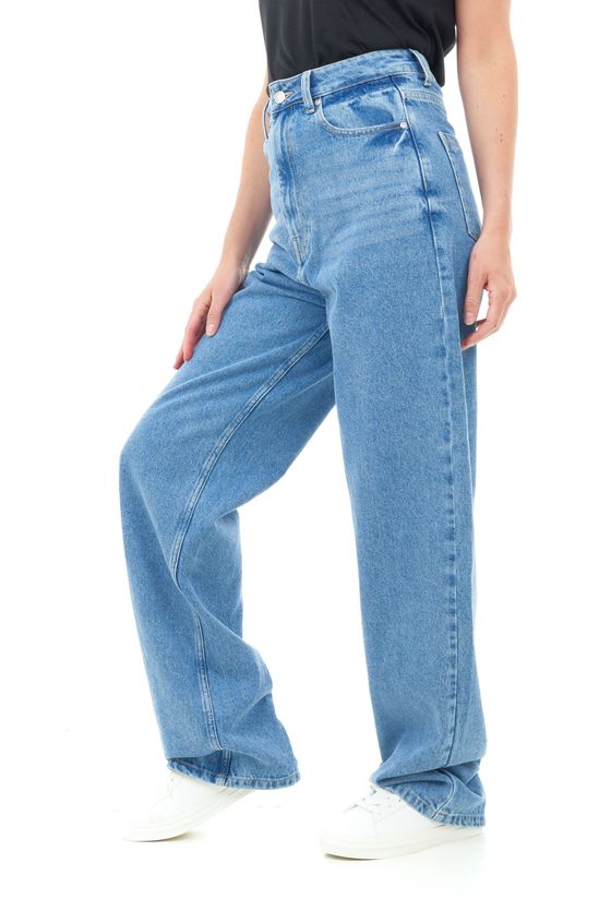 Classic High-Rise Straight Leg Denim Jeans