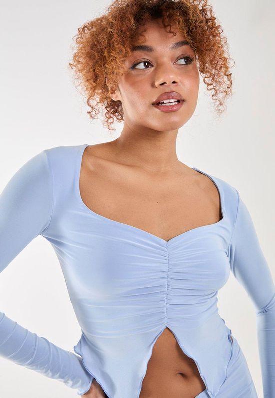 Slinky Ruched Butterfly Top