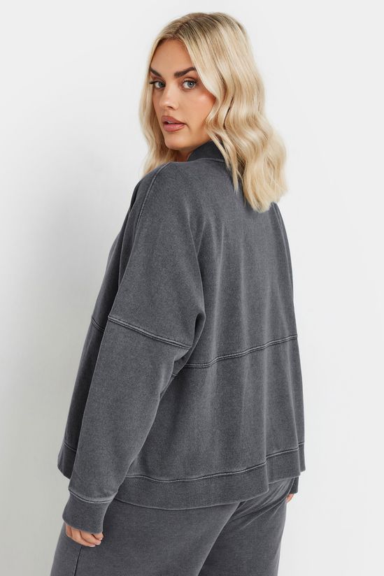 Oversized Sweat Bomber Jacket