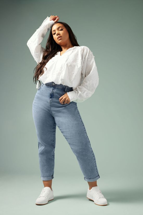 Wash Denim Boyfriend Jeans