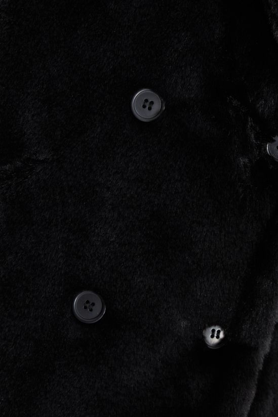 Black Faux Fur Jacket