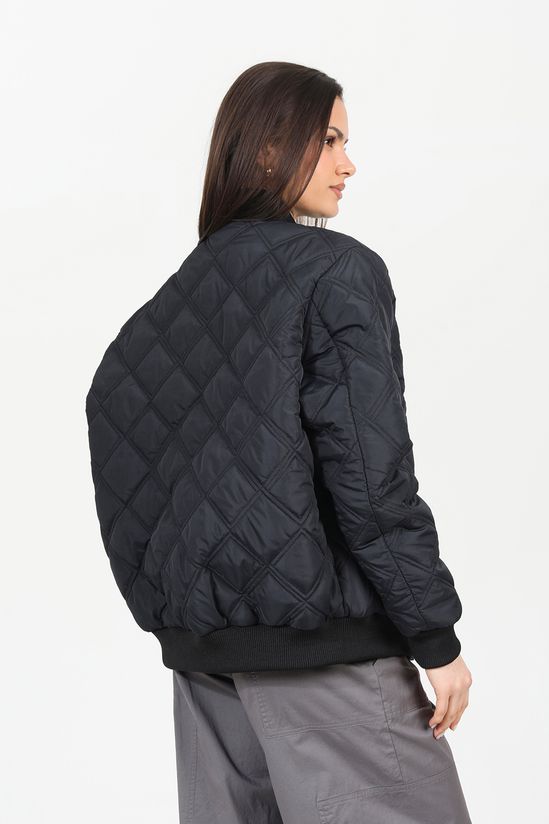 Quilted Bomber Jacket