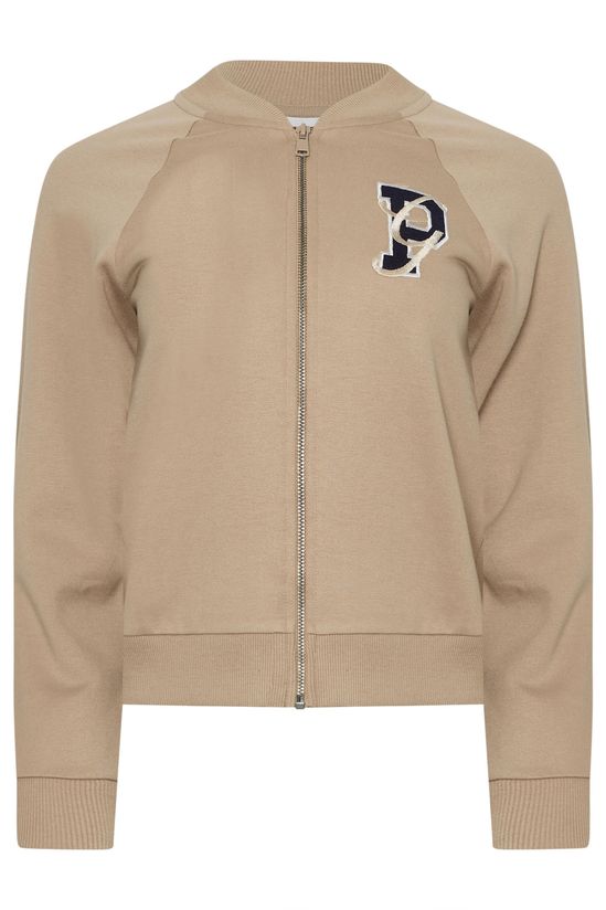 Petite Jersey Bomber Jacket