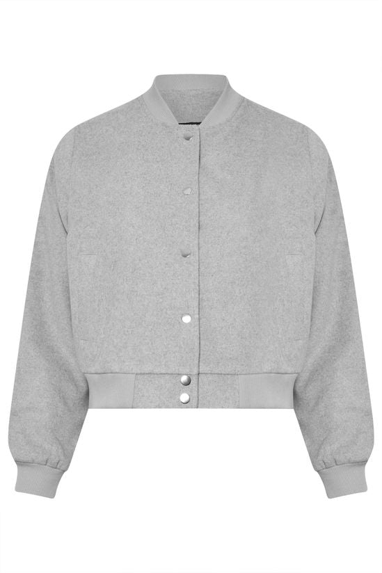 Brushed Bomber Jacket