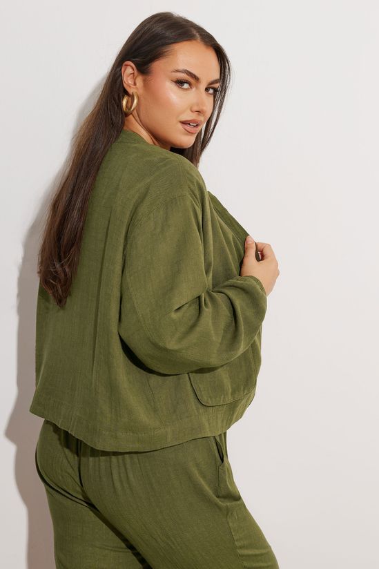 Linen Bomber Jacket