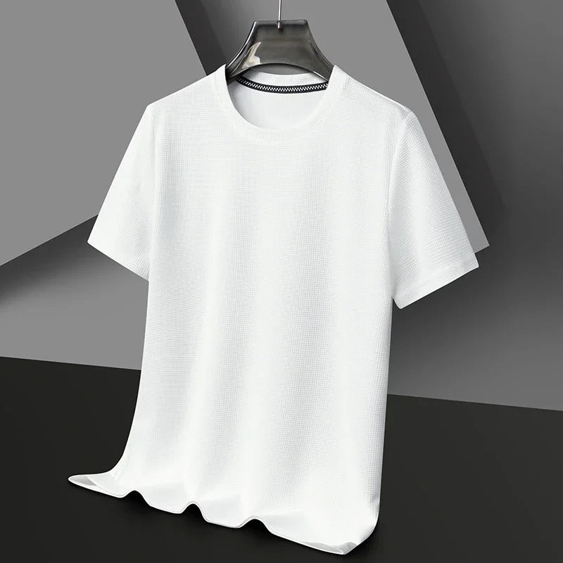 Men’s Waffle Knit Short Sleeve T-Shirt