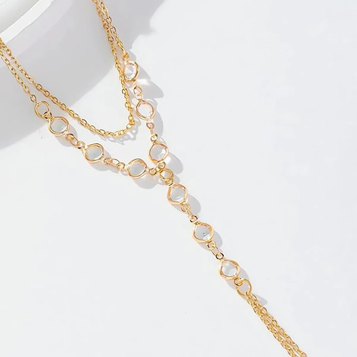 Crystal Finger Chain Bracelet