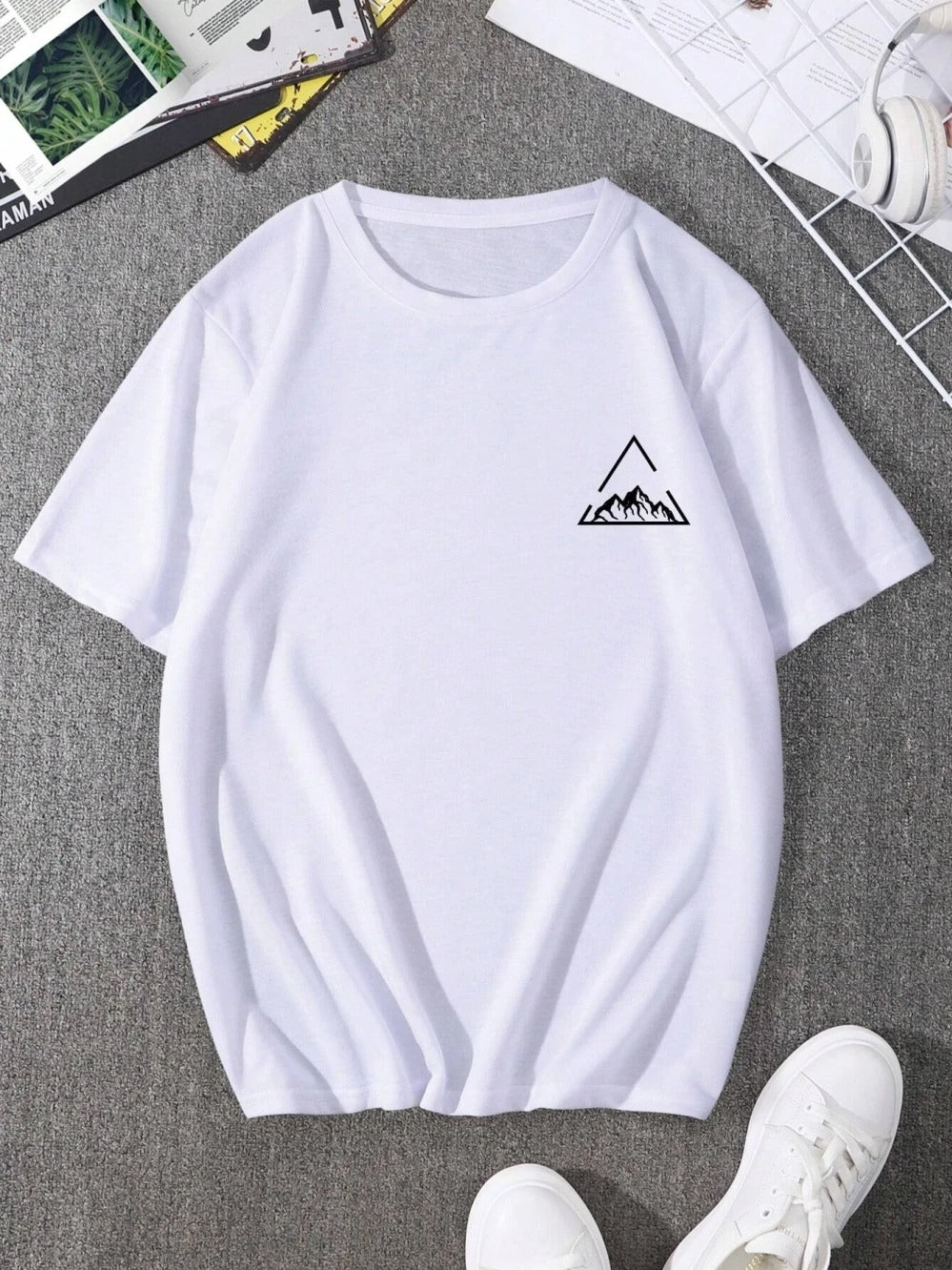 Men’s Mountain Inspiration Print T-Shirt