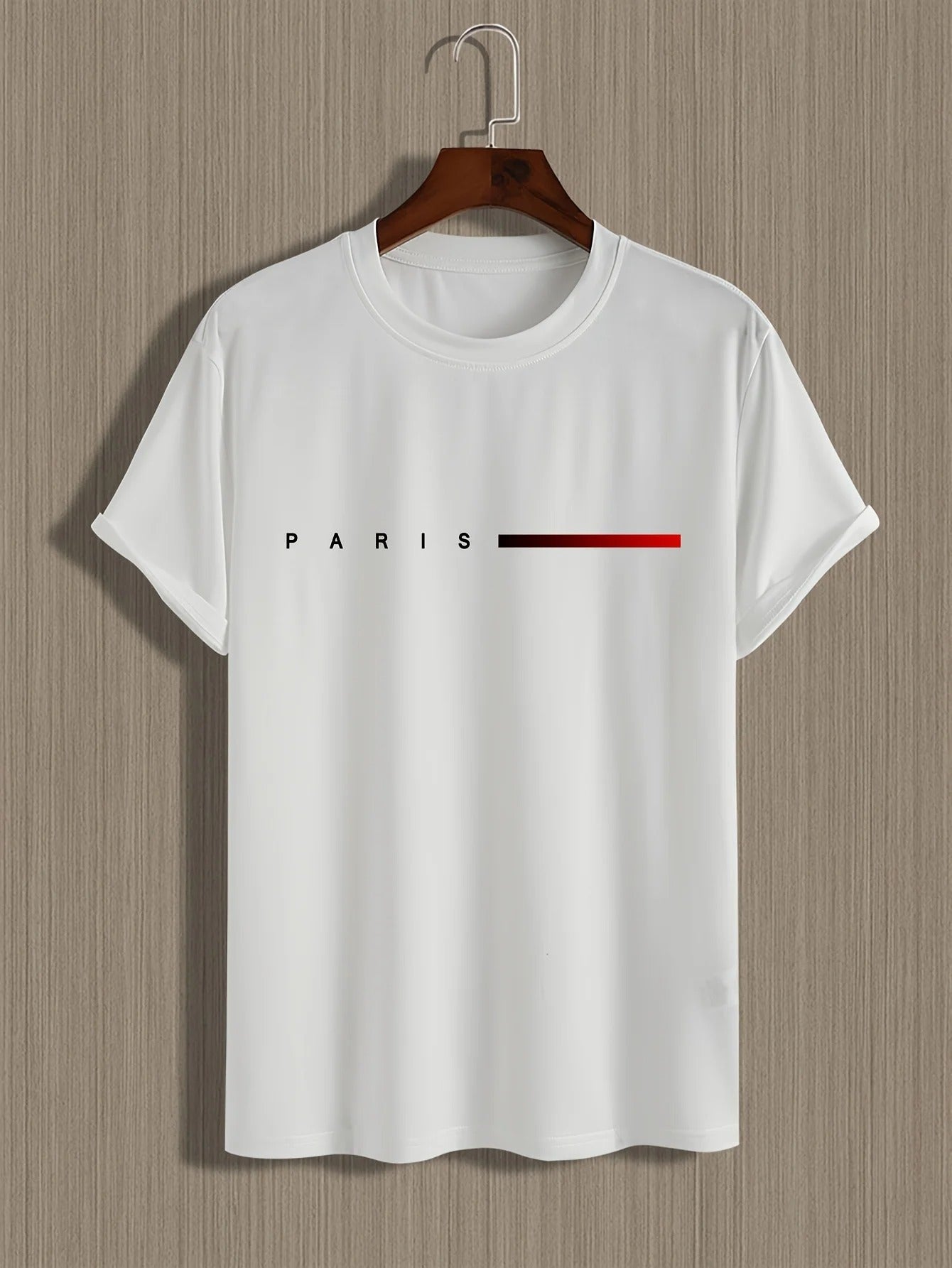 Men’s Creative Letter Print T-Shirt