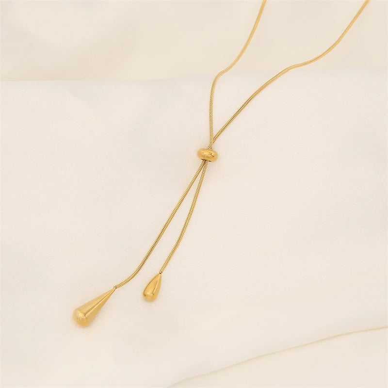 Geometric Charm Choker Necklace & Earring Set