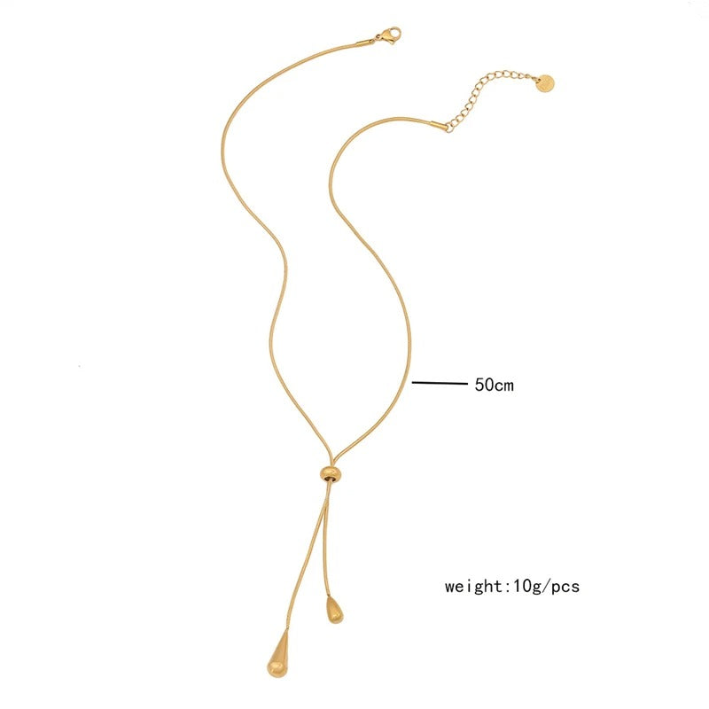 Geometric Charm Choker Necklace & Earring Set