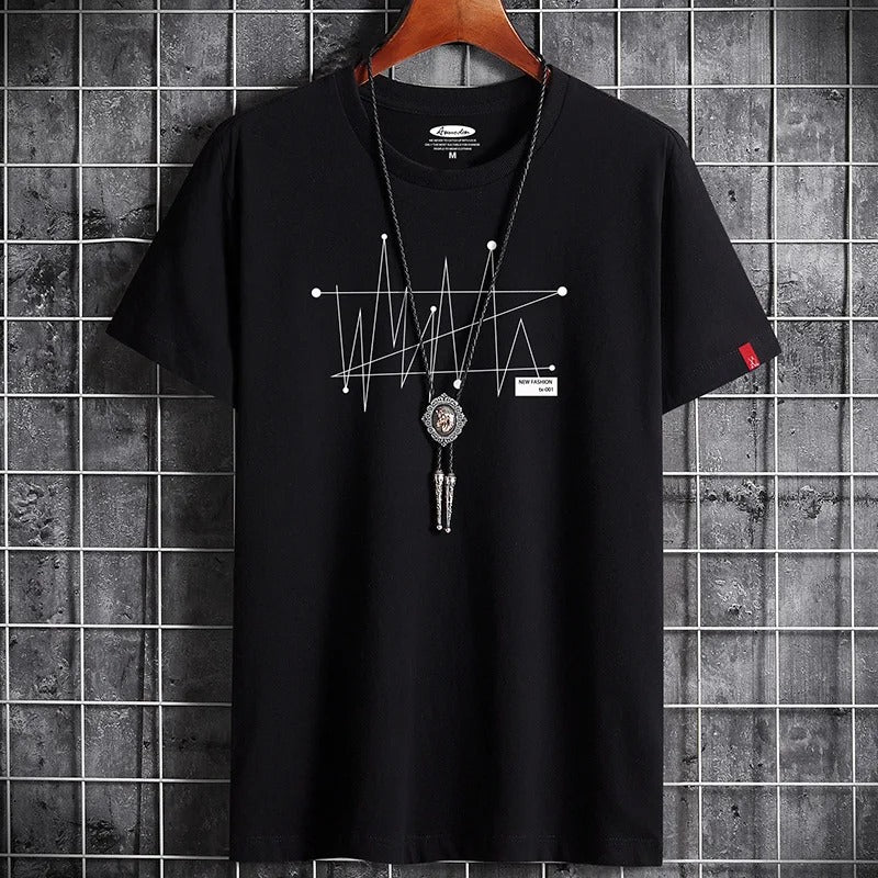 Men’s Oversized Manga Graphic T-Shirt