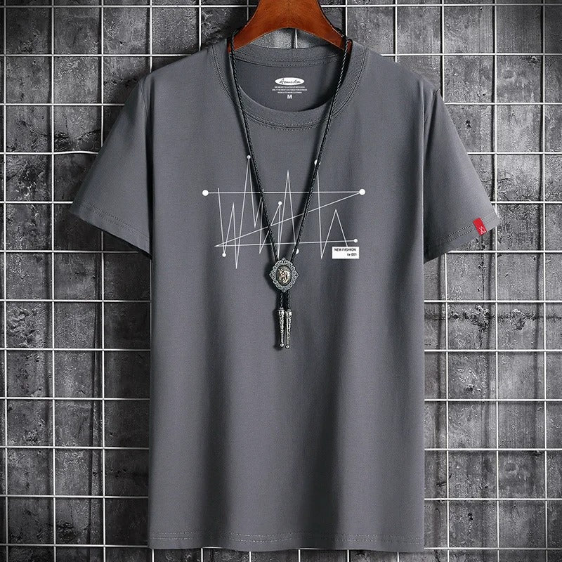 Men’s Oversized Manga Graphic T-Shirt