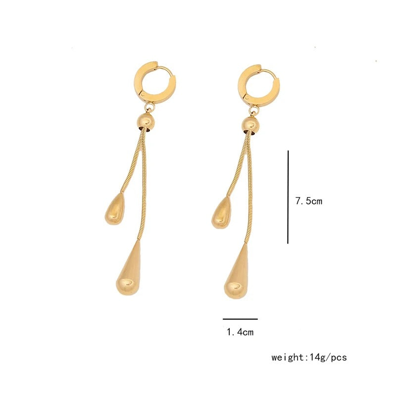 Geometric Charm Choker Necklace & Earring Set
