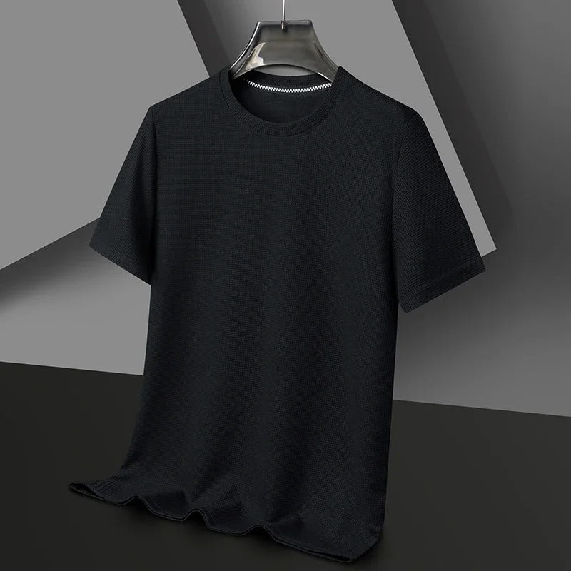 Men’s Waffle Knit Short Sleeve T-Shirt