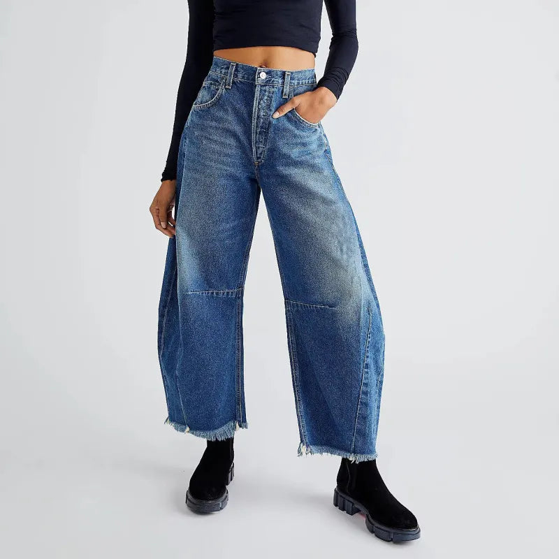 Casual Loose Straight Leg Jeans