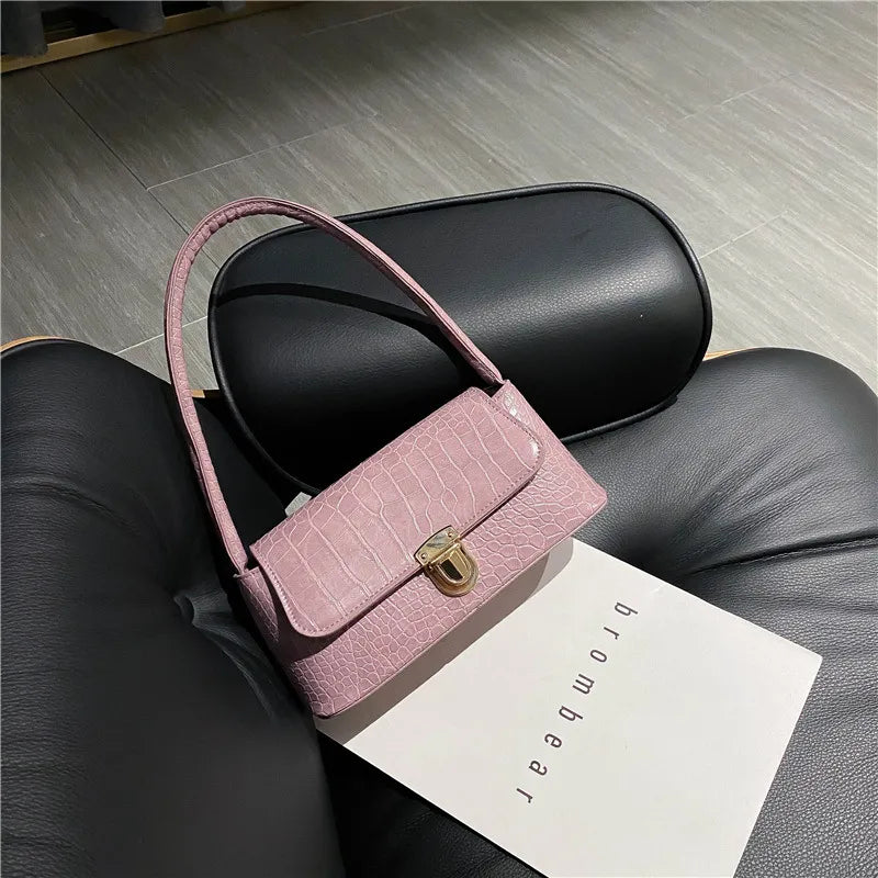 Women Fashion Stone Pattern Shoulder Bag